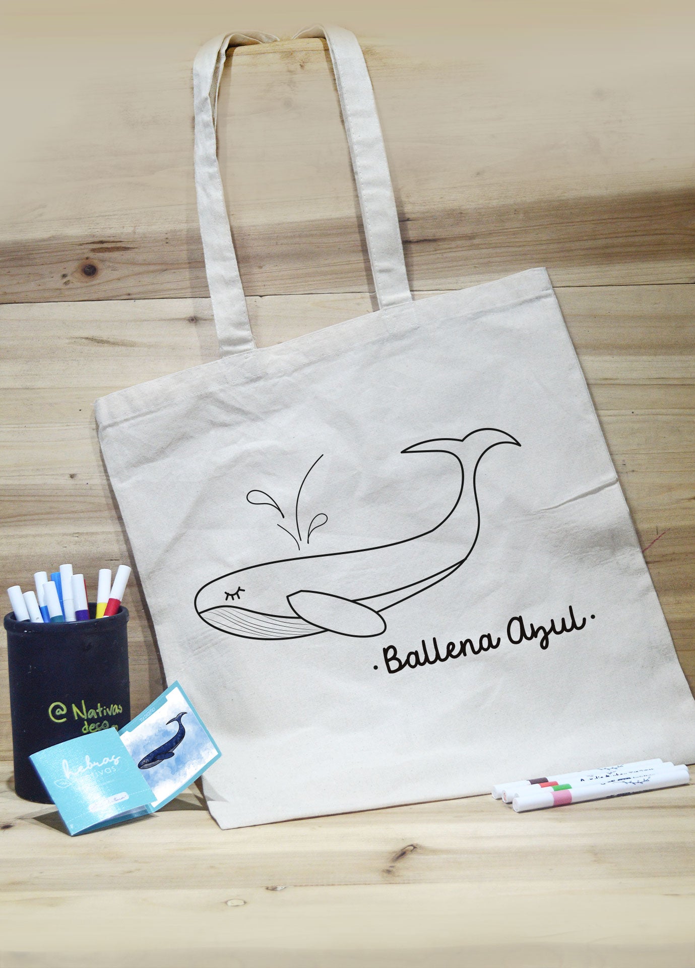 Kit Pintura Ballena Azul