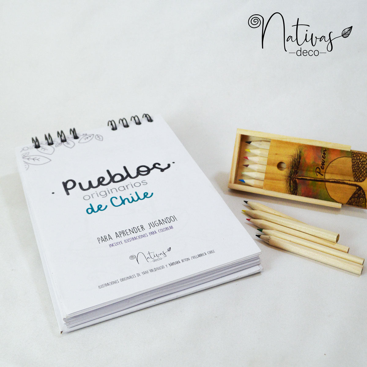 Libro para pintar Pueblos originarios