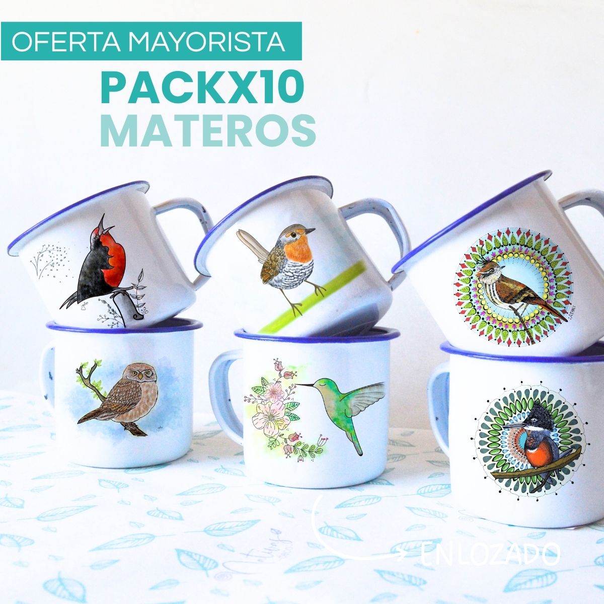 PACK MATEROS ENLOZADOS