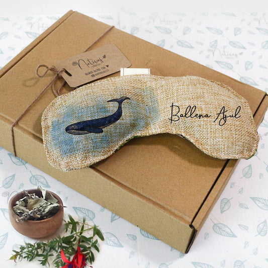 Guatero Antifaz Ballena azul