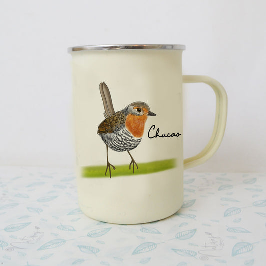 Mug Enlozado Fauna Nativa Chucao