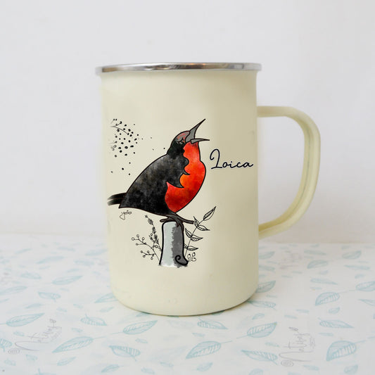Mug Enlozado Fauna Nativa Loica