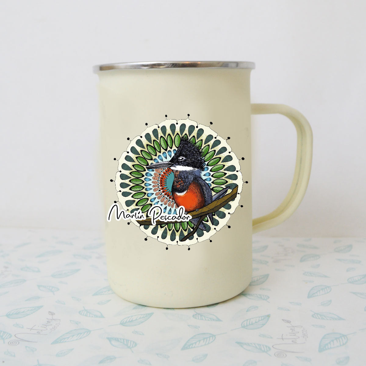 Mug Enlozado Fauna Nativa Martin Pescador