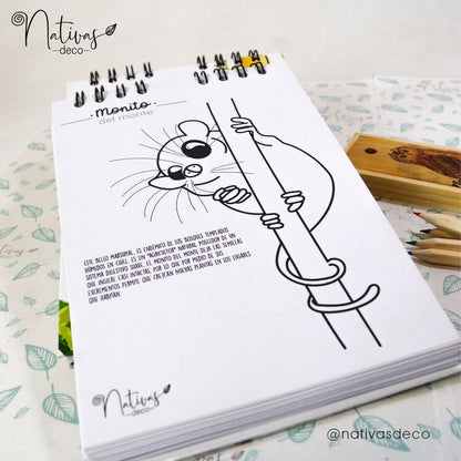 Libro para pintar Zorro