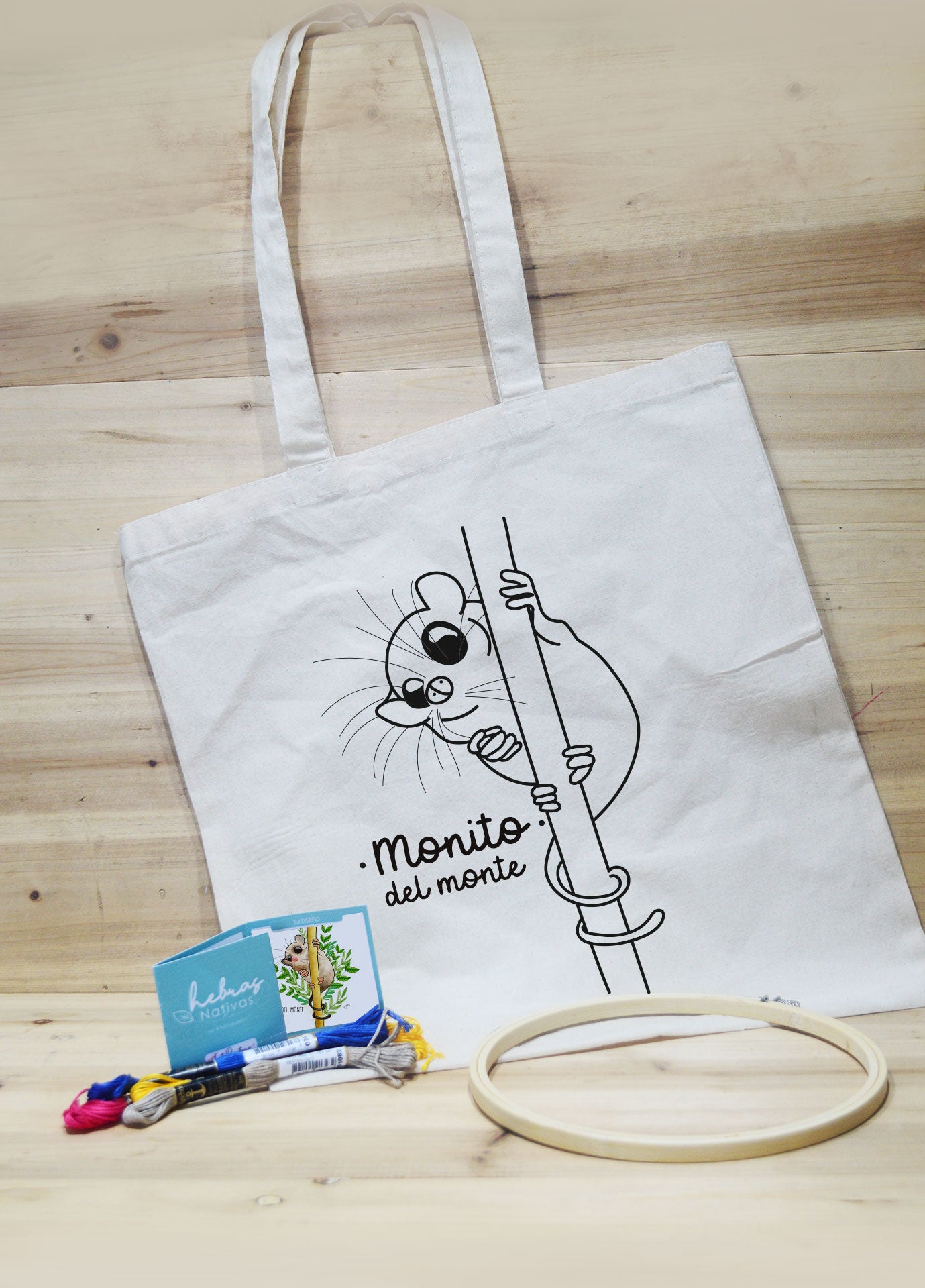 Kit Bordado Monito del Monte