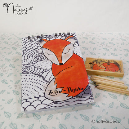 Libro para pintar Zorro