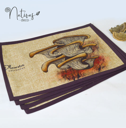 Set Individuales Fungi / Ostra