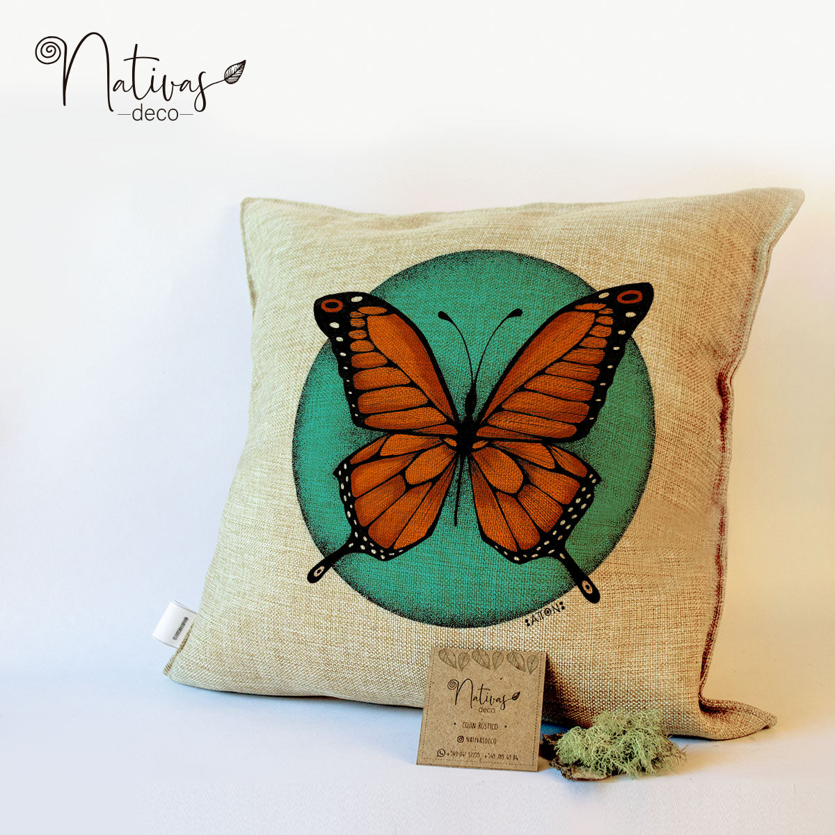 Cojin Mariposa